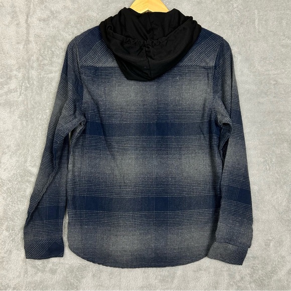 Golden Tree Hooded Flannel Button Down Shirt Men's Size Small - Picture 2 of 6